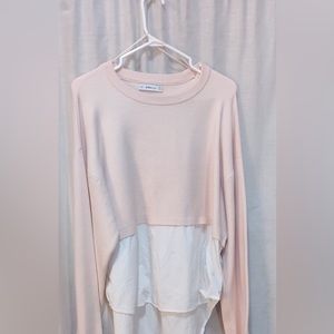 Zara Knitwear Sweater: Pink